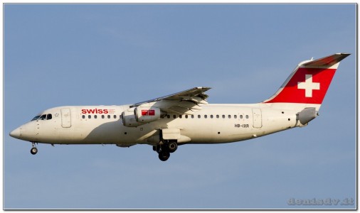 Swiss International Air Lines BAE Systems Avro 146-RJ100 HB-IXR (cn E3281) 